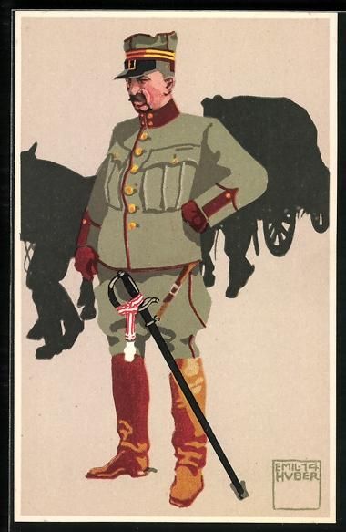 Fotos, Briefe & Postkarten: sign. Emil Huber: 5. schweizer Train., O – Gebraucht aus Berlin von bartko-reher
