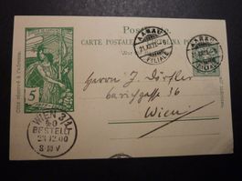 Carte UPU + ziffern voir descriptif (2828)
