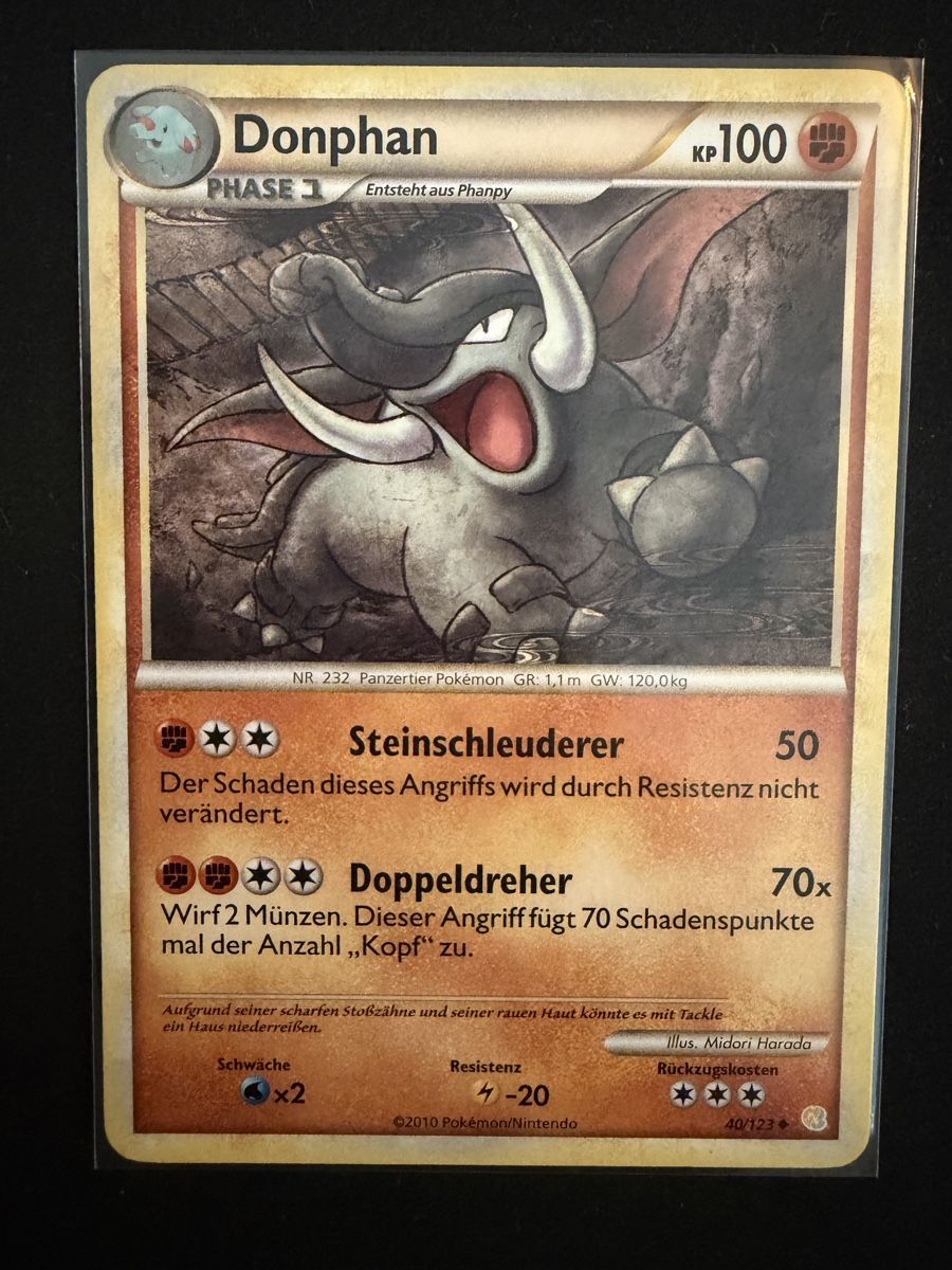 Pokémon Cartes à collectionner: 🇩🇪 - Donphan – D'occasion à Uerzlikon par PSJunior