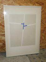Kunst Werner Buser 1983 - Prägedruck Unikat   Rückseitig sig