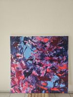 Abstraktes Gemälde, Acryl auf Leinwand, Kunst für Zuhause