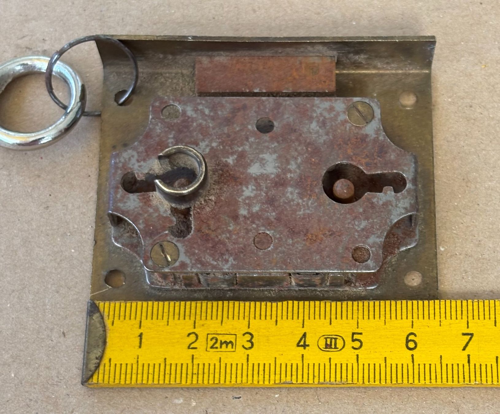 Cadenas: ANTIKES EINSTECKSCHLOSS MIT SCHLÜSSEL – D'occasion à Ostermundigen par wini63 2