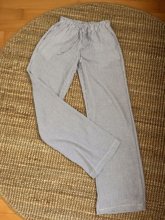 Stoffhose gestreift 