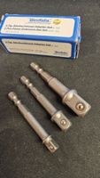 Steckschlüssel Adapter HEX (6 Kant) auf 1/4", 3/8" und 1/2"