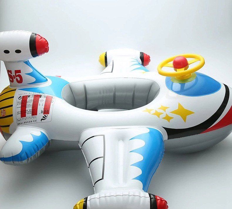 Bouées: Bouée bébé forme avion bleu/gris 0-6ans – Neuf avec emballage d'origine à Morges par All4nature 4