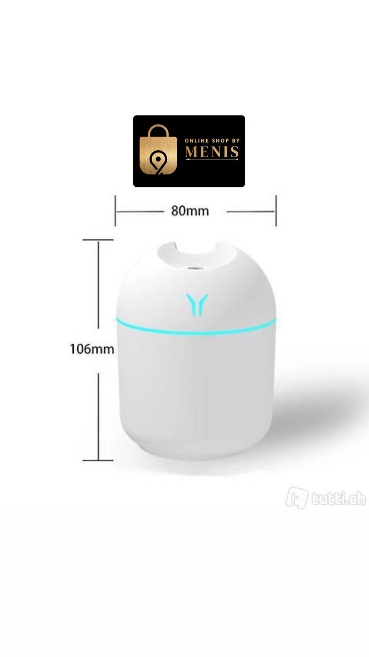 Umidificatori d'aria: Luftbefeuchter duftlampe mit LED Beleuchtung NEU – Nuovo e nell'imballaggio originale da Balsthal venduto da Menis-Shop2 3
