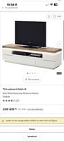TV Sideboard  Matt Weiss/Absetzung Wildeiche Massiv