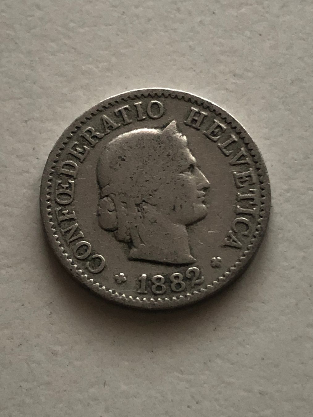 Toutes les monnaies: 5 Rp. 1882 – D'occasion à Schötz par Odpa