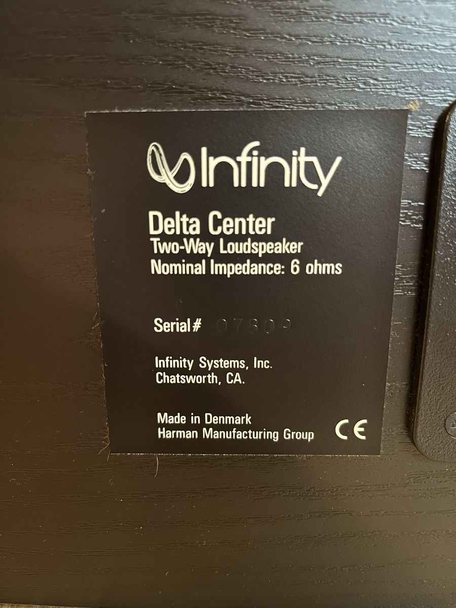 Infinity Casse acustiche: Infinity Musik Lautsprecher Center Speaker  – Difettoso da Zürich venduto da DaMoero 4