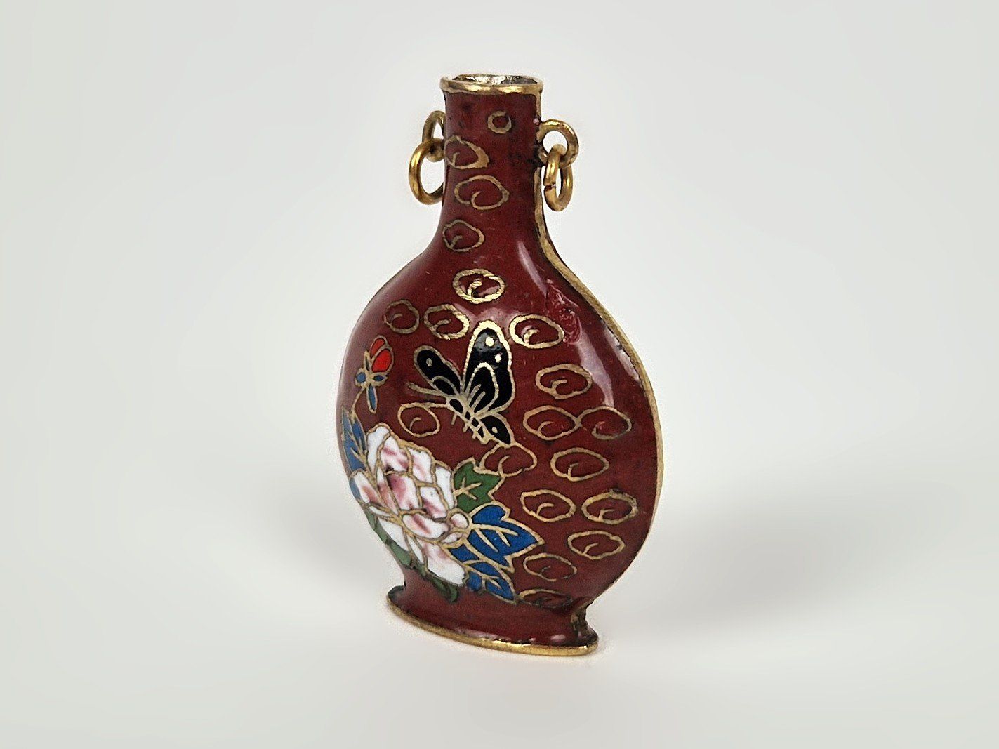 Vasi & Recipienti: Chinesische Cloisonné Emaille Fläschchen – Usato da Basel venduto da Restwert_Basel 2