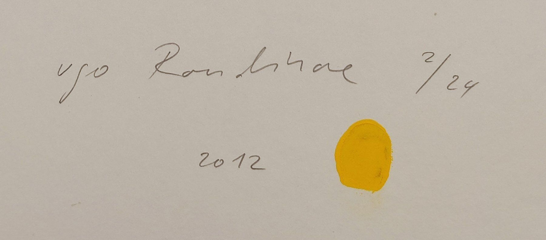 Libri: ARTISTS BOOKS - UGO RONDINONE - – Usato da Goldach venduto da Gaip 4