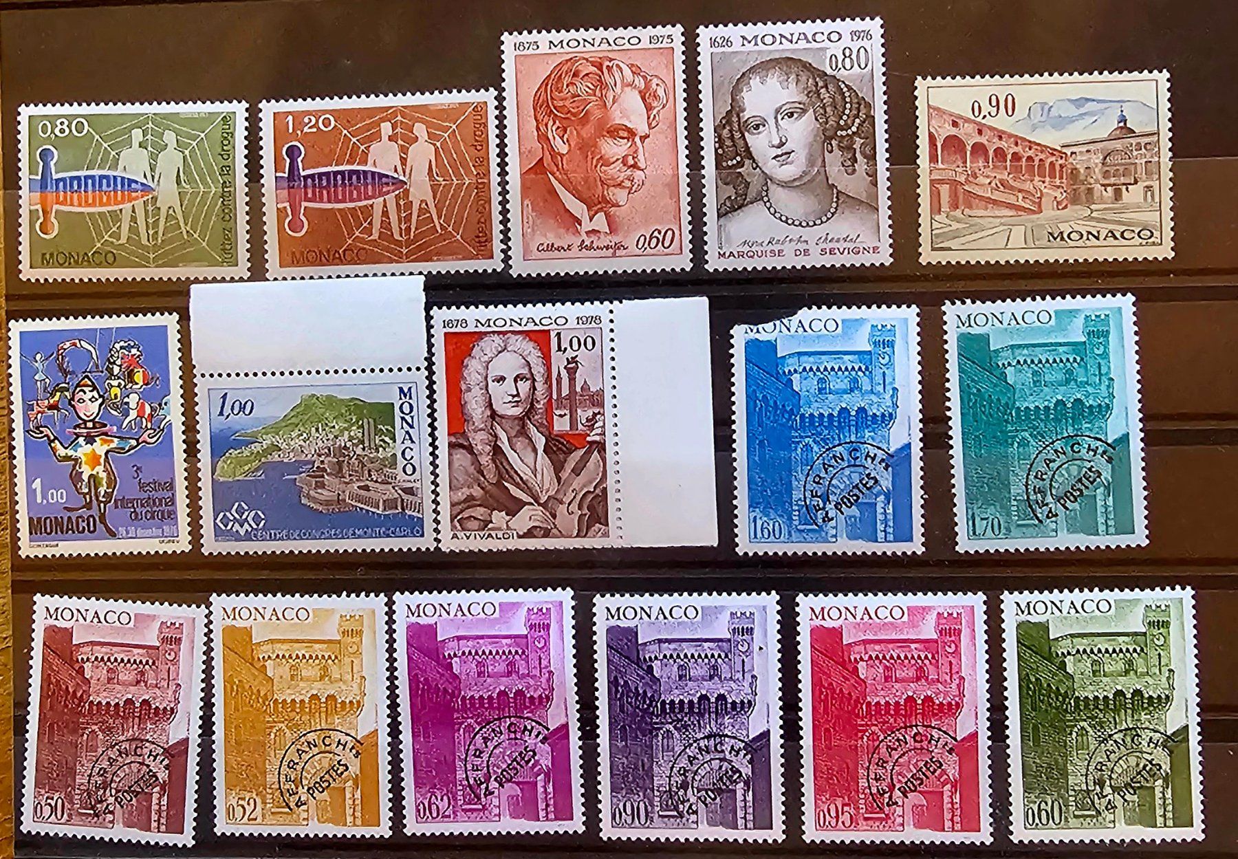 Alle Briefmarken: MONACO timbres neufs **, 1975-79 – Neu (gemäss Beschreibung) aus Les Valettes von Nuba1