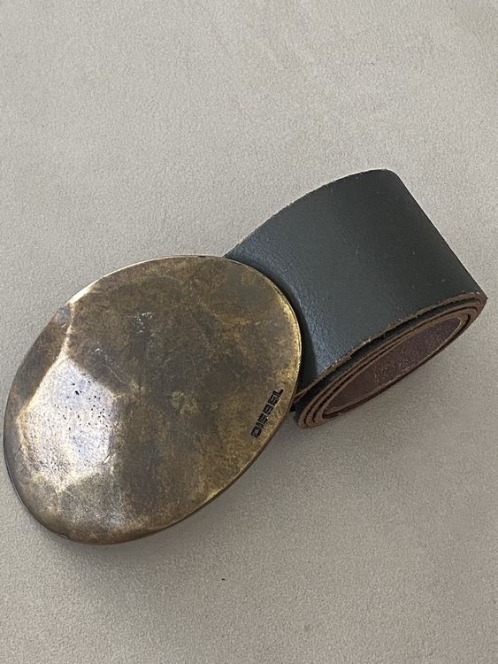 BELTINGER Cintura con fibbia dorata e goffratura pitone 4 cm | cintura in pelle 40mm effetto serpente | motivo serpente | grigio chiaro 80cm
