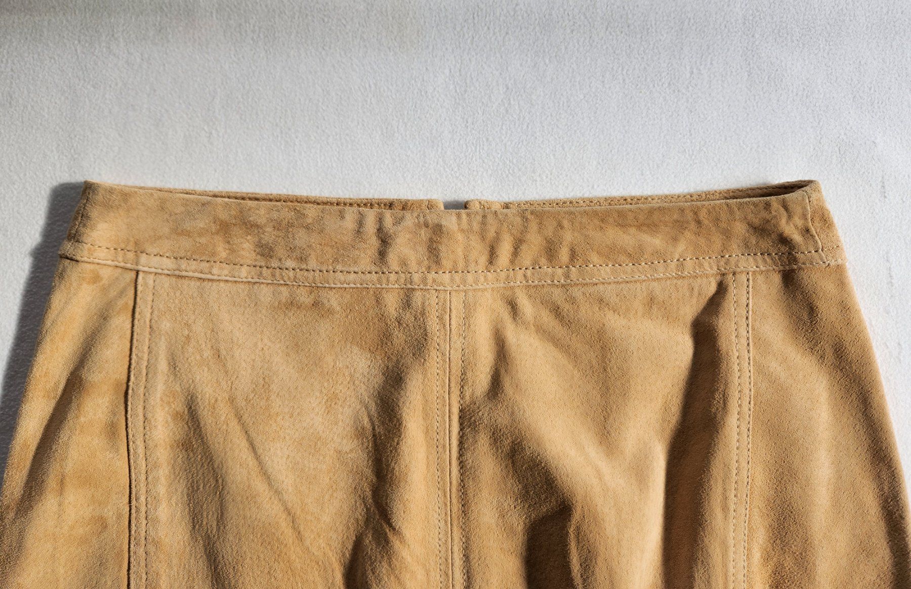 Mango Röcke: Jupe en véritable daim Mango beige fermeture éclair taille S – Neu (gemäss Beschreibung) aus Neuchâtel von Virg30 6