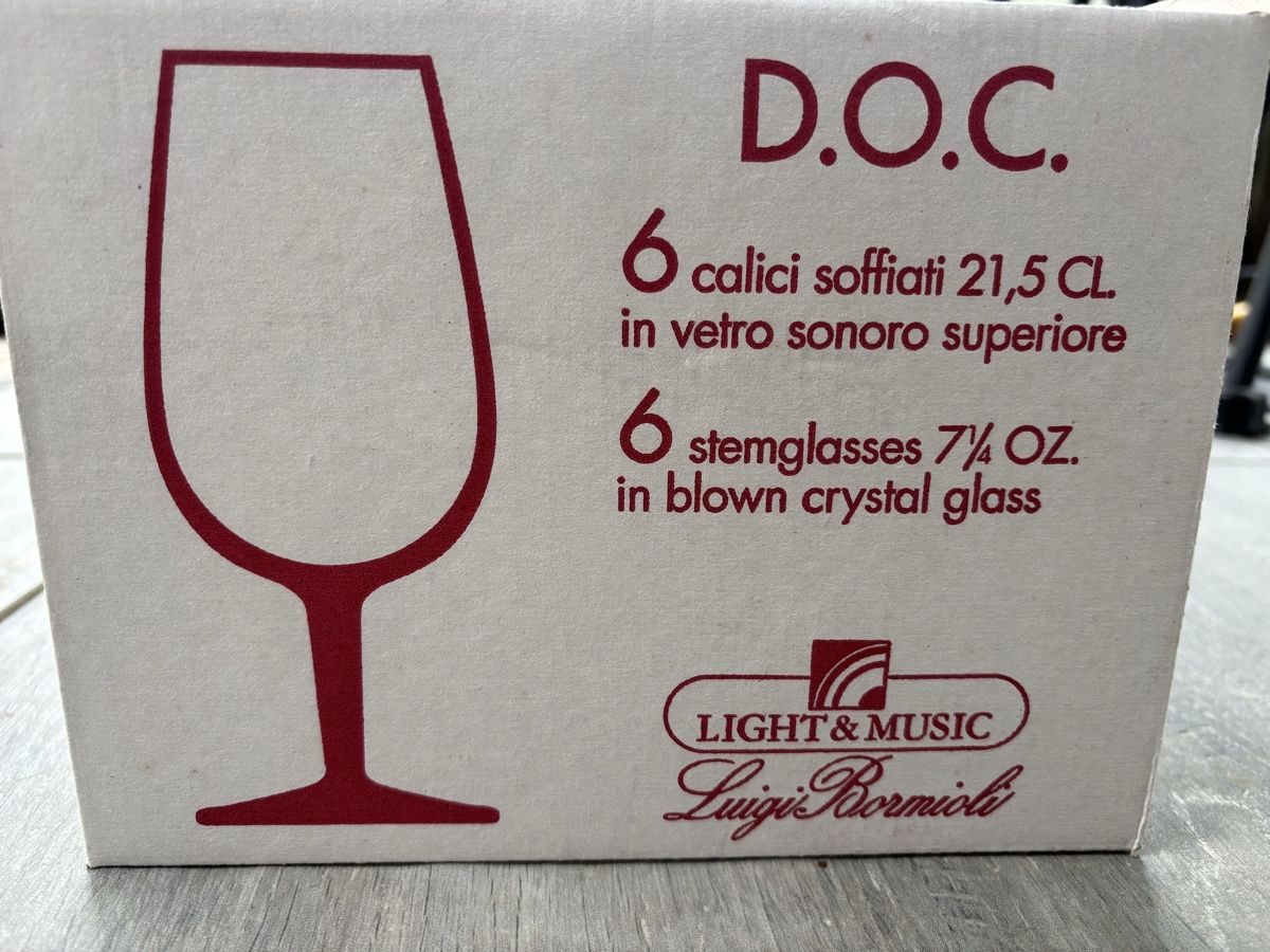 Bicchieri: 4 verres à vin blanc Luigi Bormioli – Nuovo (secondo la descrizione) da Cudrefin venduto da sdz_trl6 3