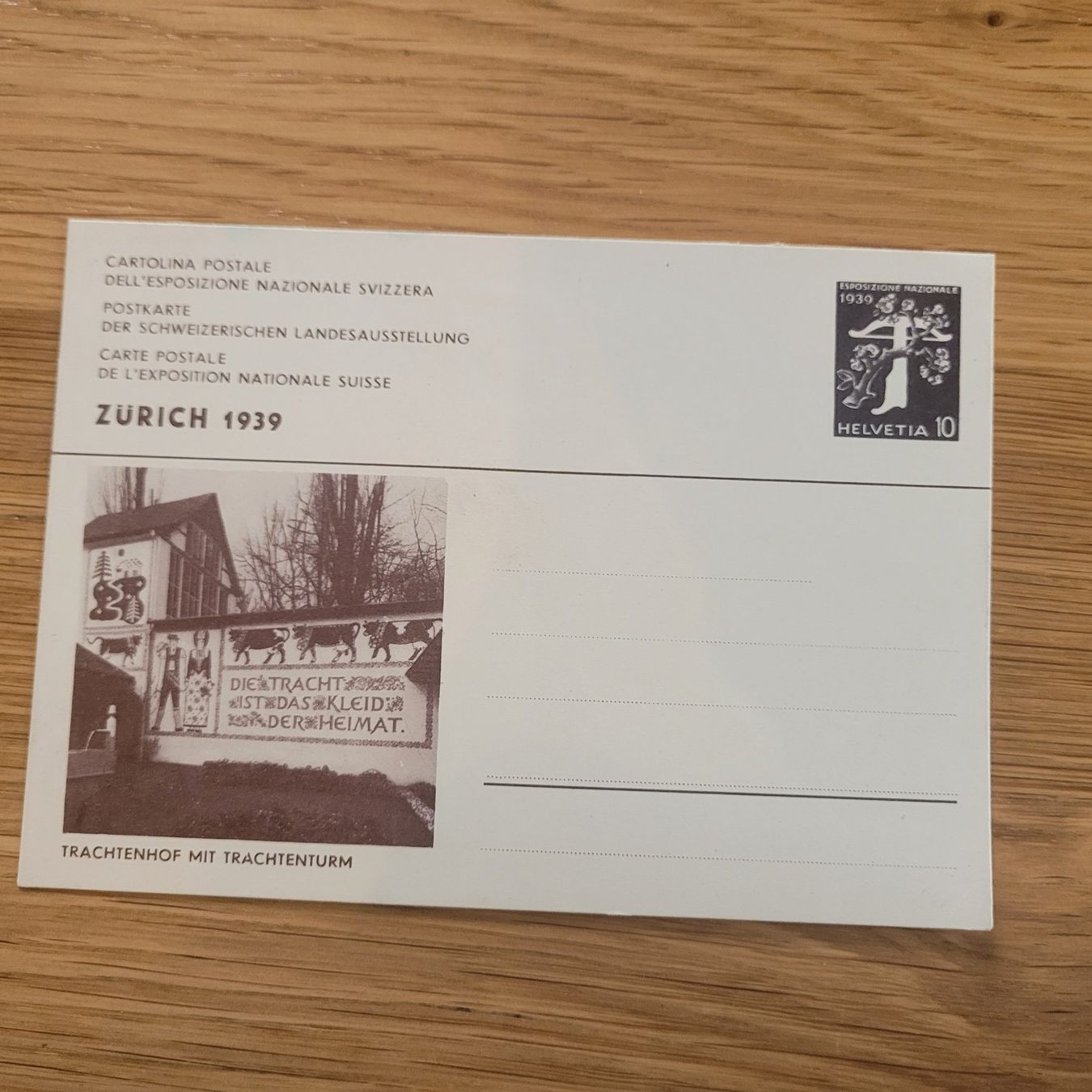 Cartoline postali: GS Zürich 1939 – Usato da Biel/Bienne venduto da Destockweb