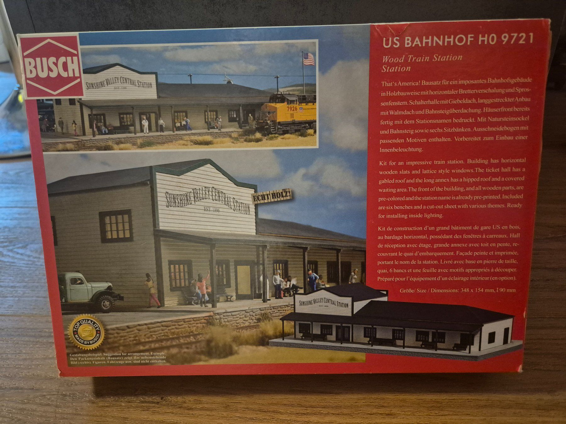 Busch Trains électriques: BUSCH US Bahnhof – Neuf avec emballage d'origine à Nendeln par dresinle