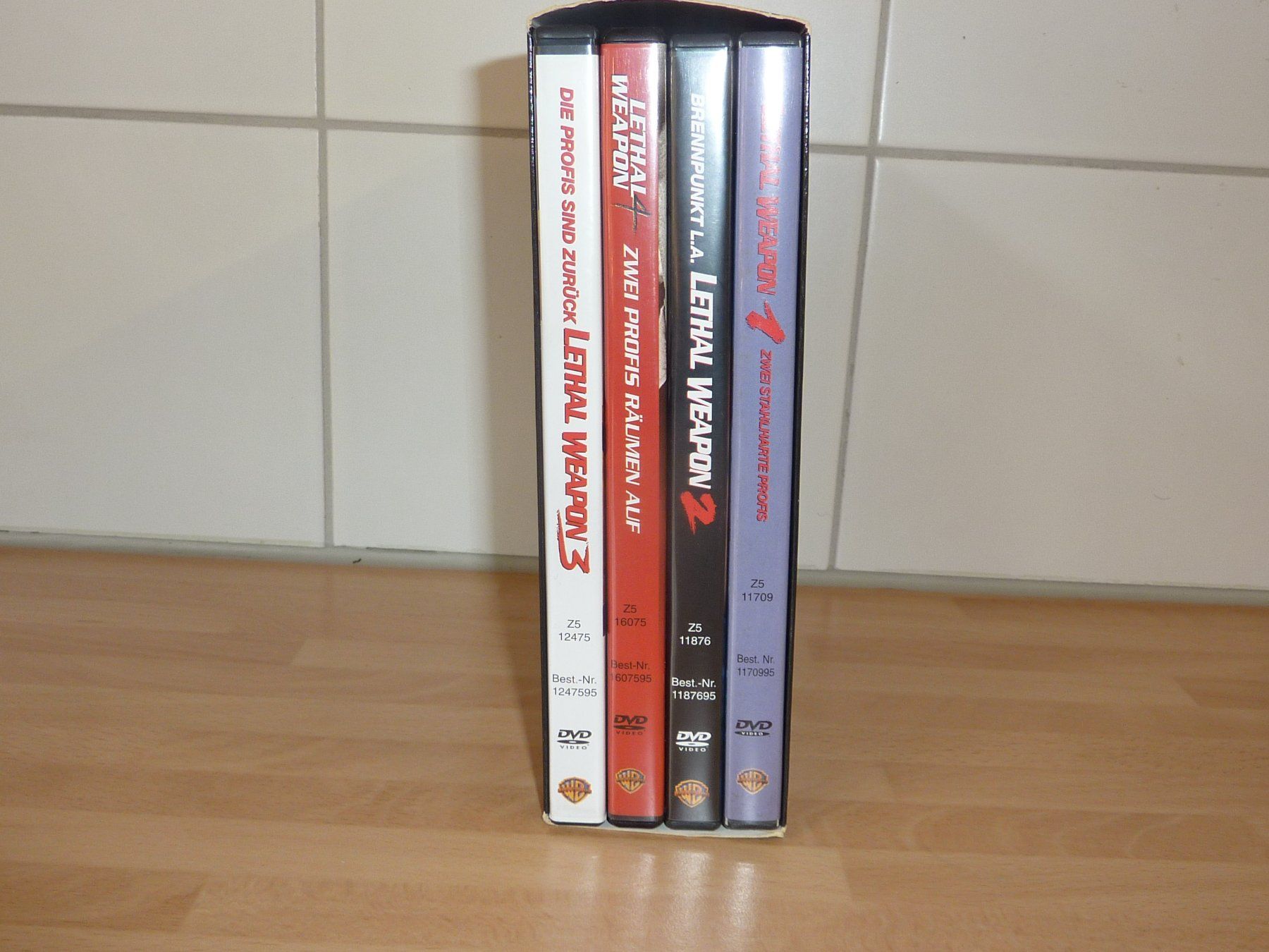 Tous les DVDs: Lethal Weapon BOX 1-4 – D'occasion à Niederscherli par Zahnd1 1