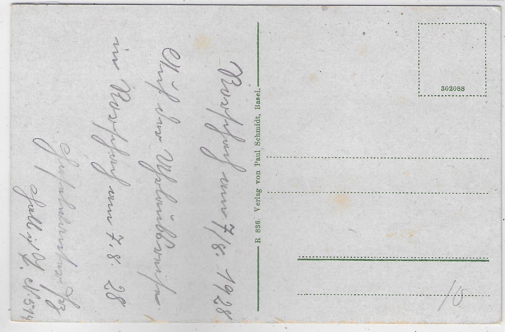Cartoline postali: Rorschach - Panorama mit Bodensee - Litho – Usato da Ettingen venduto da Kartenplanet 1