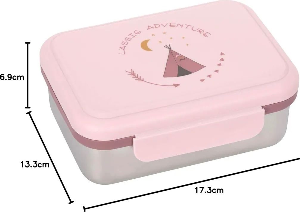 Behälter & Ähnliches: LÄSSIG Brotdose Adventure rosa – Neu und originalverpackt aus Basel von Seifehuesli 3