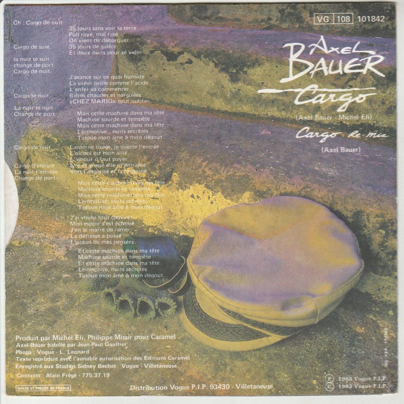 Schallplatten: Axel Bauer - Cargo 7" Vinyl 1983 – Gebraucht aus Tübach von JamesStone 1