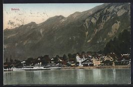 Brienz, Uferpartie mit Dampfer Jungfrau