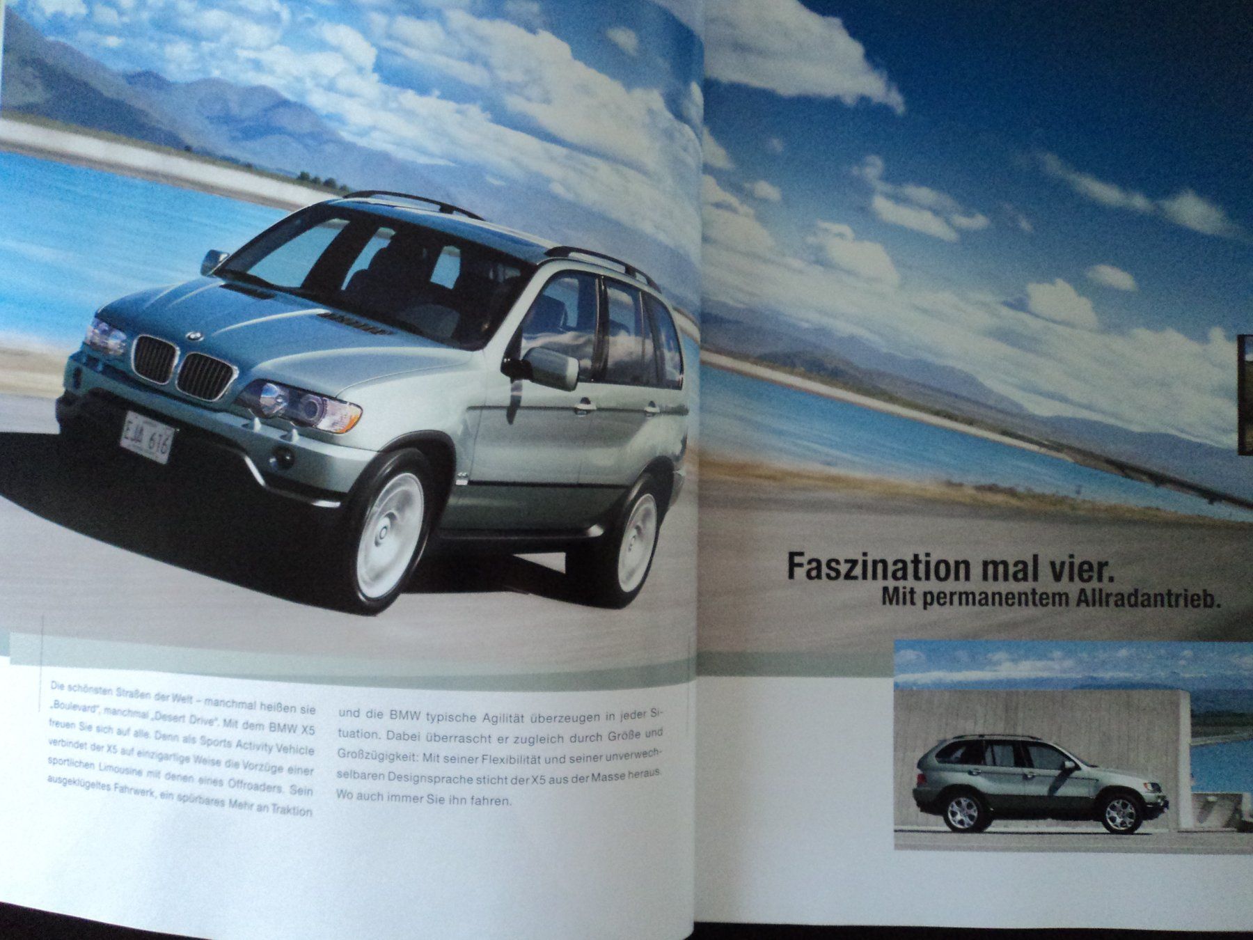 BMW Documenti: Prospekt BMW X5 E53  2002 – Usato da Schwarzenburg venduto da modelCARama