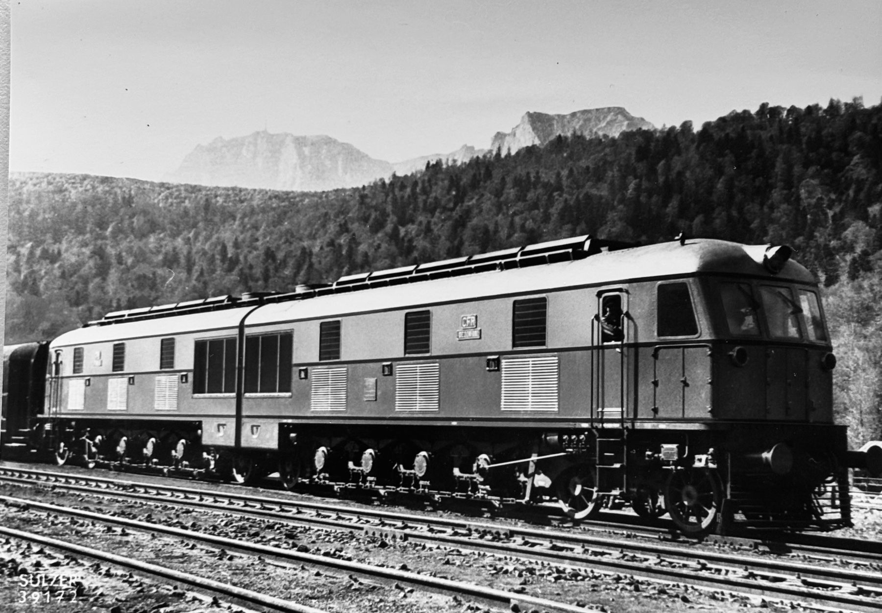 Cartoline postali: SULZER, Eisenbahn, Lokomotive, Winterthur – Usato da Frauenfeld venduto da Merk52