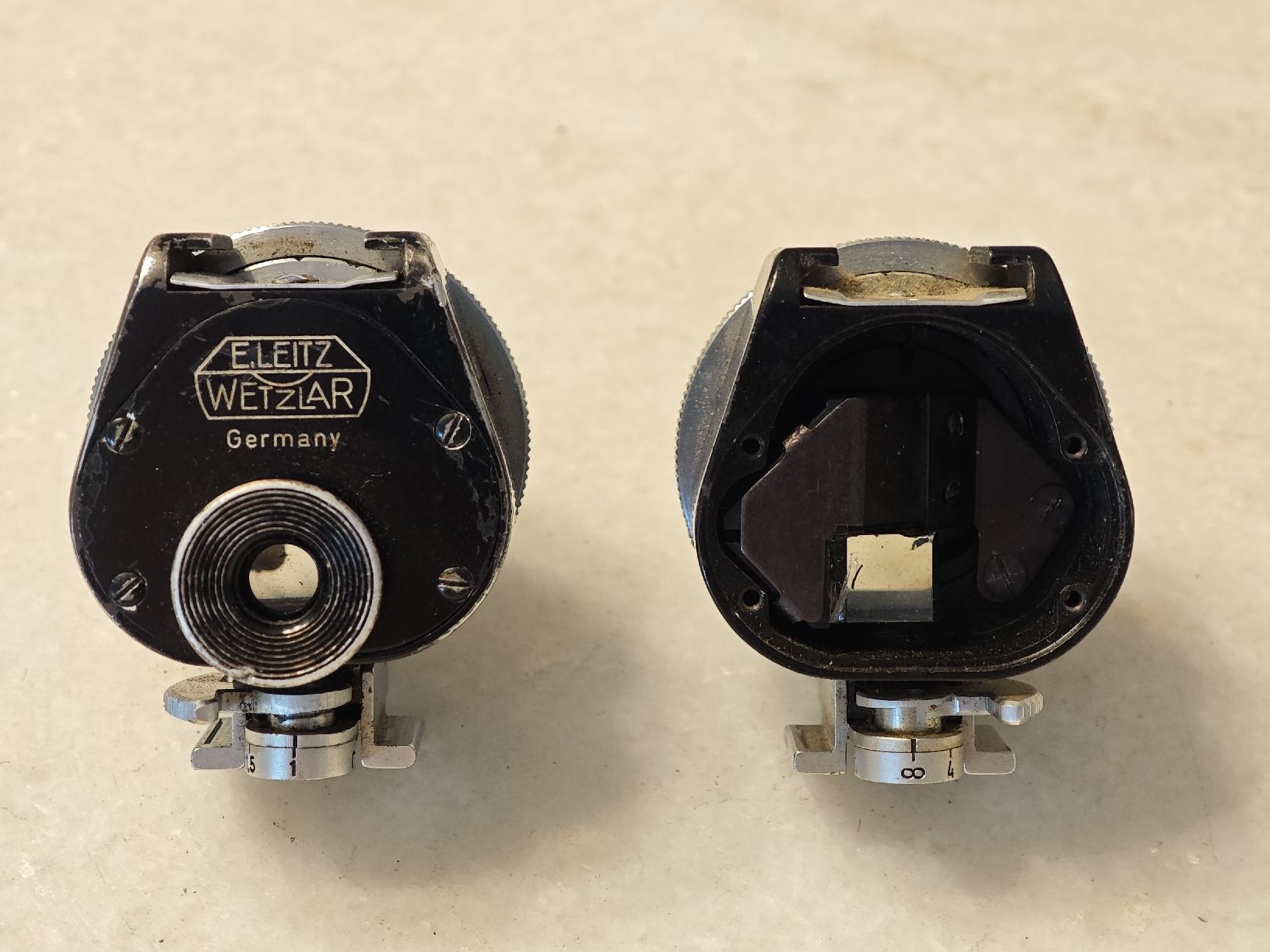 Leitz Obiettivi: Defekt. Leitz Wetzlar Germany Variable Viewfinder Set. – Difettoso da Cham venduto da pot_lpv7