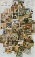 BASEL CITY OF MUSEUMS c.1960 Original Plakat