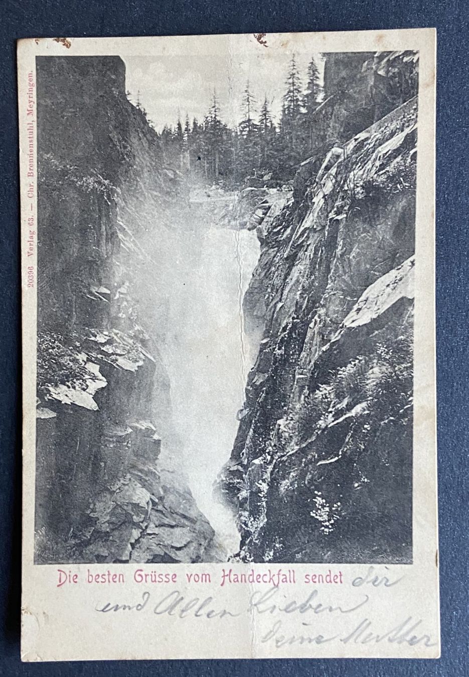 Cartes postales: 2 AK Handeckfall bei Guttannen – D'occasion à Böckten par Hansi36