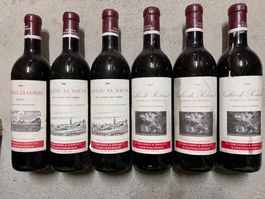 6 bouteilles de Bordeaux 1969