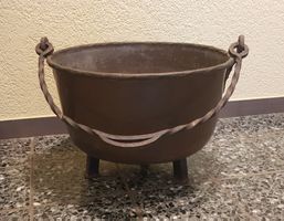 Grosser Kupferkessel / Ø oben 49 cm / Höhe 34 cm
