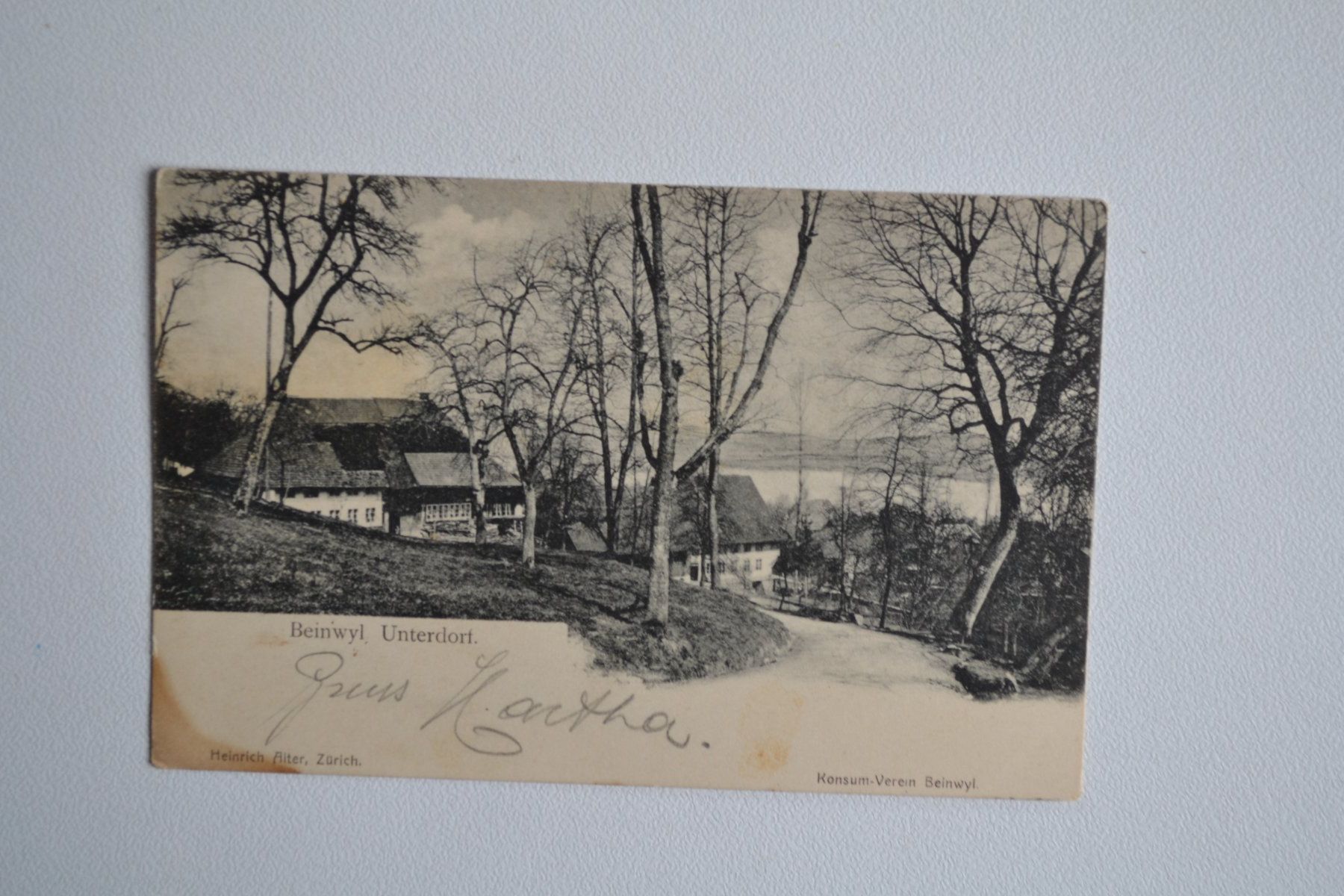 Cartoline postali: AK Beinwil am See  Rankstrasse – Usato da Beinwil am See venduto da kajak55