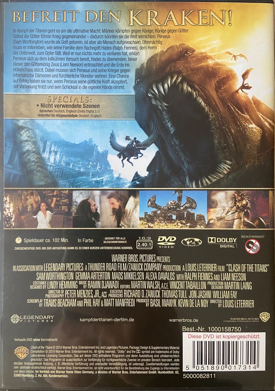 Alle DVDs: Kampf der Titanen – Gebraucht aus Widnau von ama_7xzk 1
