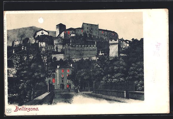 Cartes postales: AK Bellinzona, Panorama – D'occasion à Berlin par bartko-reher
