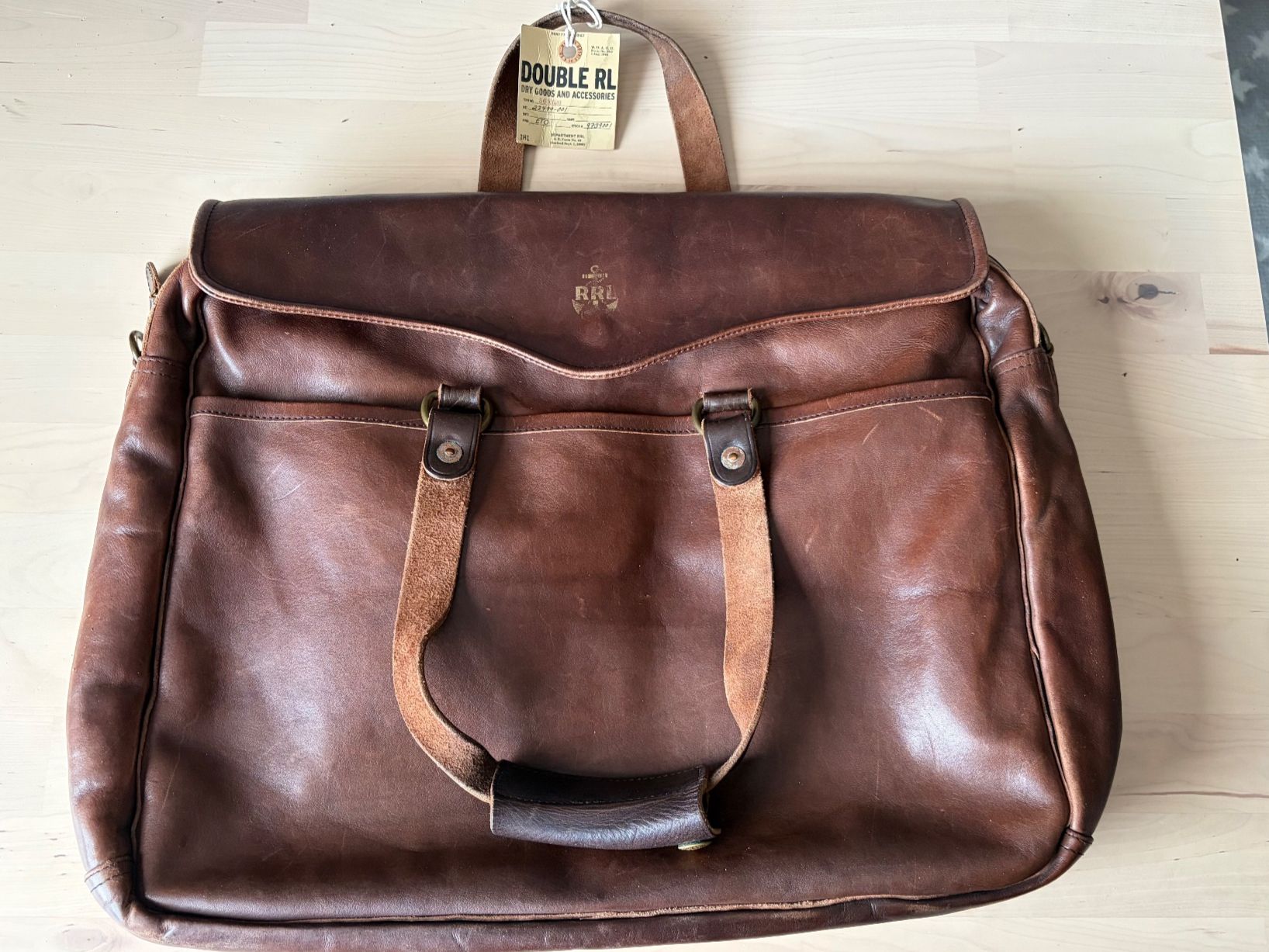Valigie & Borse: porte-documents RRL - Ralph Lauren - cuir vachette – Usato da Givrins venduto da Nicolux01 1