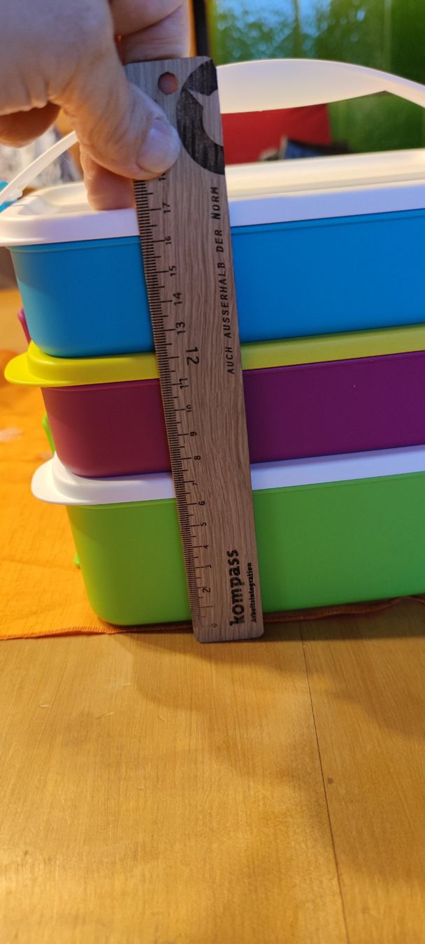 Tupperware Behälter & Ähnliches: Tupper Lunch Box Set (3) – Neu und originalverpackt aus Schweizersholz von  5