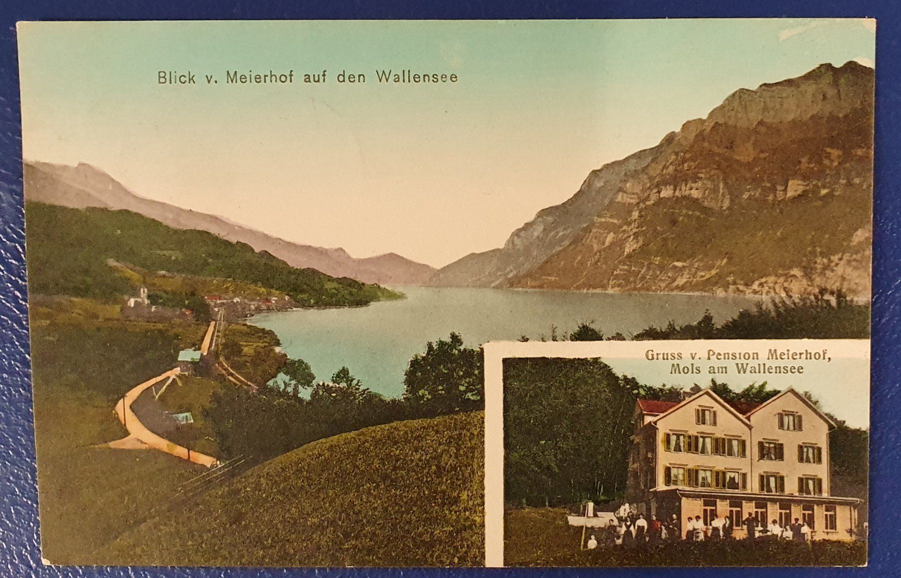 Cartoline postali: Mols - Pension Meierhof 1911 – Usato da Kreuzlingen venduto da Rschweiz1