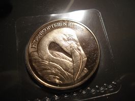 Schöne Tiermedaille "Roter Flamingo" 2012, WWF