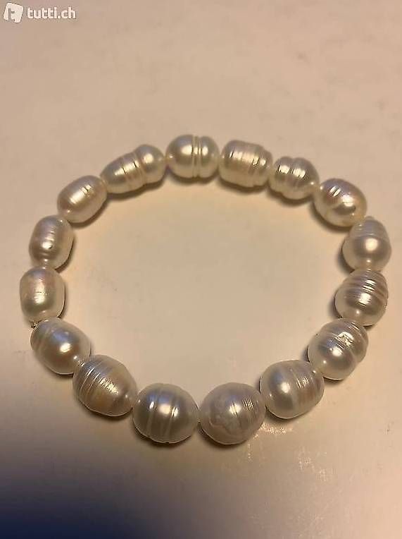 Bracciali & Braccialetti: Armband aus Barock Süsswasserzuchtperle – Nuovo e nell'imballaggio originale da Suhr venduto da Maxmusic2308 2
