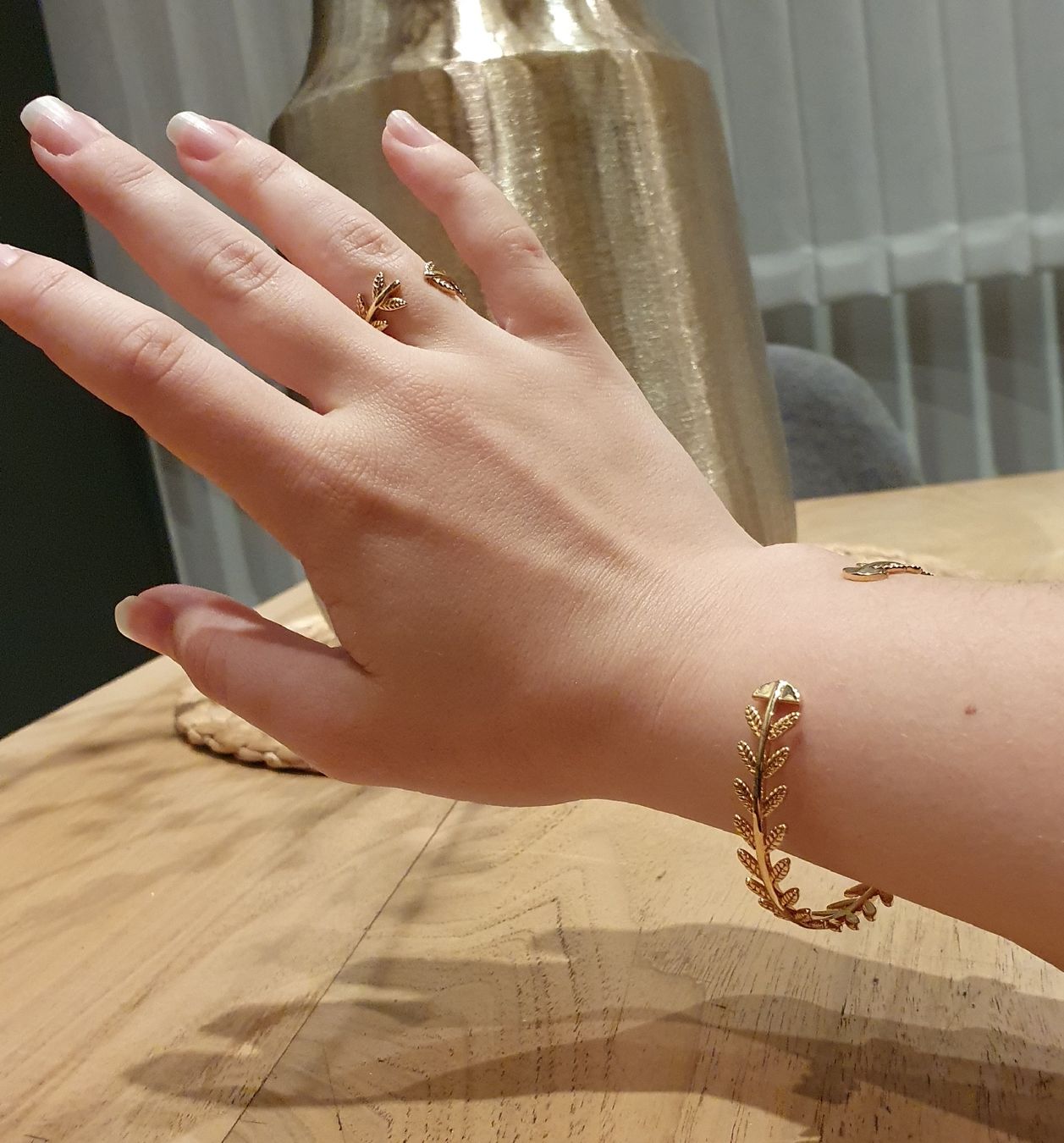 Bracciali & Braccialetti: Armreif und Fingerring, vergoldet – Nuovo (secondo la descrizione) da Steinach venduto da Xamax18 5