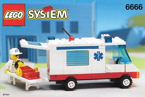 Lego Kit di costruzioni: LEGO System 6666 Ambulance – Usato da Basadingen venduto da tot_59zf
