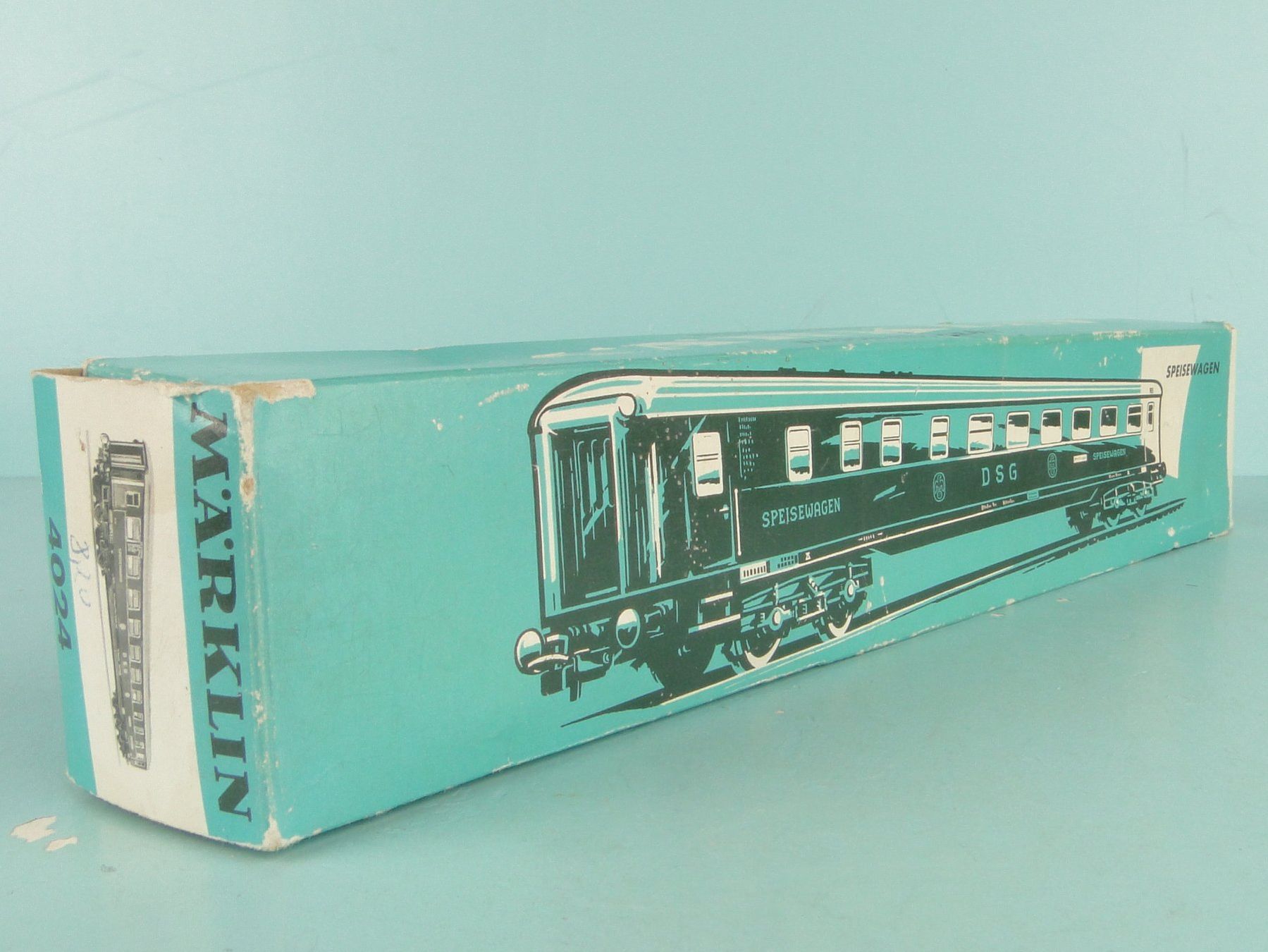 Märklin Modellini di ferrovie: Märklin 4024 Restaurant DSG, Blech – Usato da Bülach venduto da cann11 8