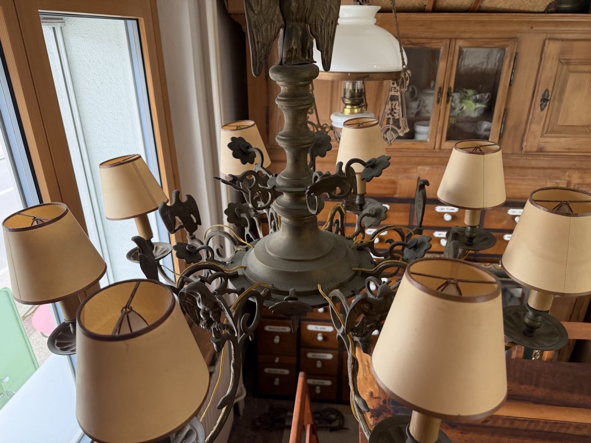 Lampen: antike grosse Lampe – Gebraucht aus Ruswil von Mfladibus