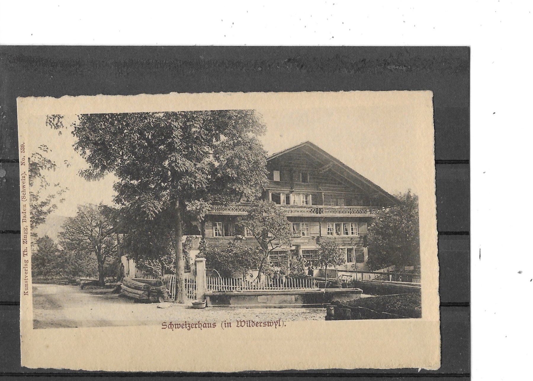 Ansichtskarten: BE Schweizerhaus in Wilderswil – Gebraucht aus Schocherswil von Wilare