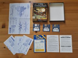 Wing Commander – Amiga Big Box mit Claw Marks & Bauplänen