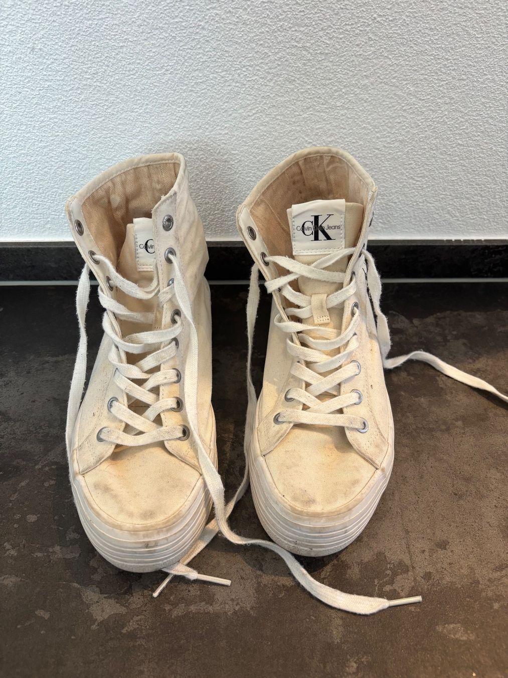 Calvin Klein Scarpe da donna: Calvin Klein Jeans High Top Schuh – Usato da Kriessern venduto da oli_ly5v 1