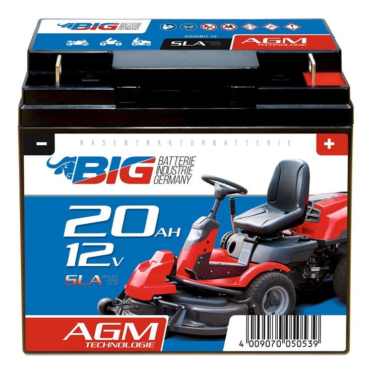 BIG Professional Garden AGM 12V 20Ah (Neu und originalverpackt) in ...
