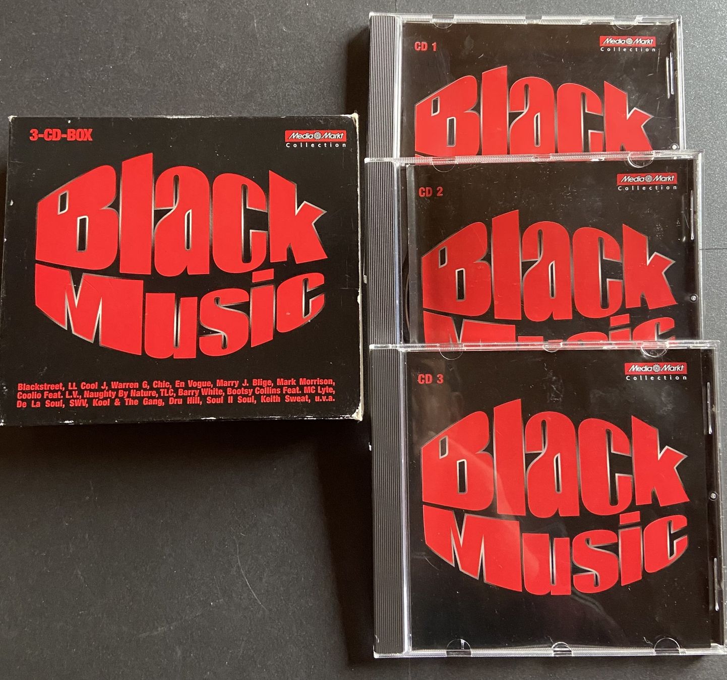 CD: 6 CD Chart Boxx + 3 CD Black Music – Usato da Böckten venduto da Hansi36 7